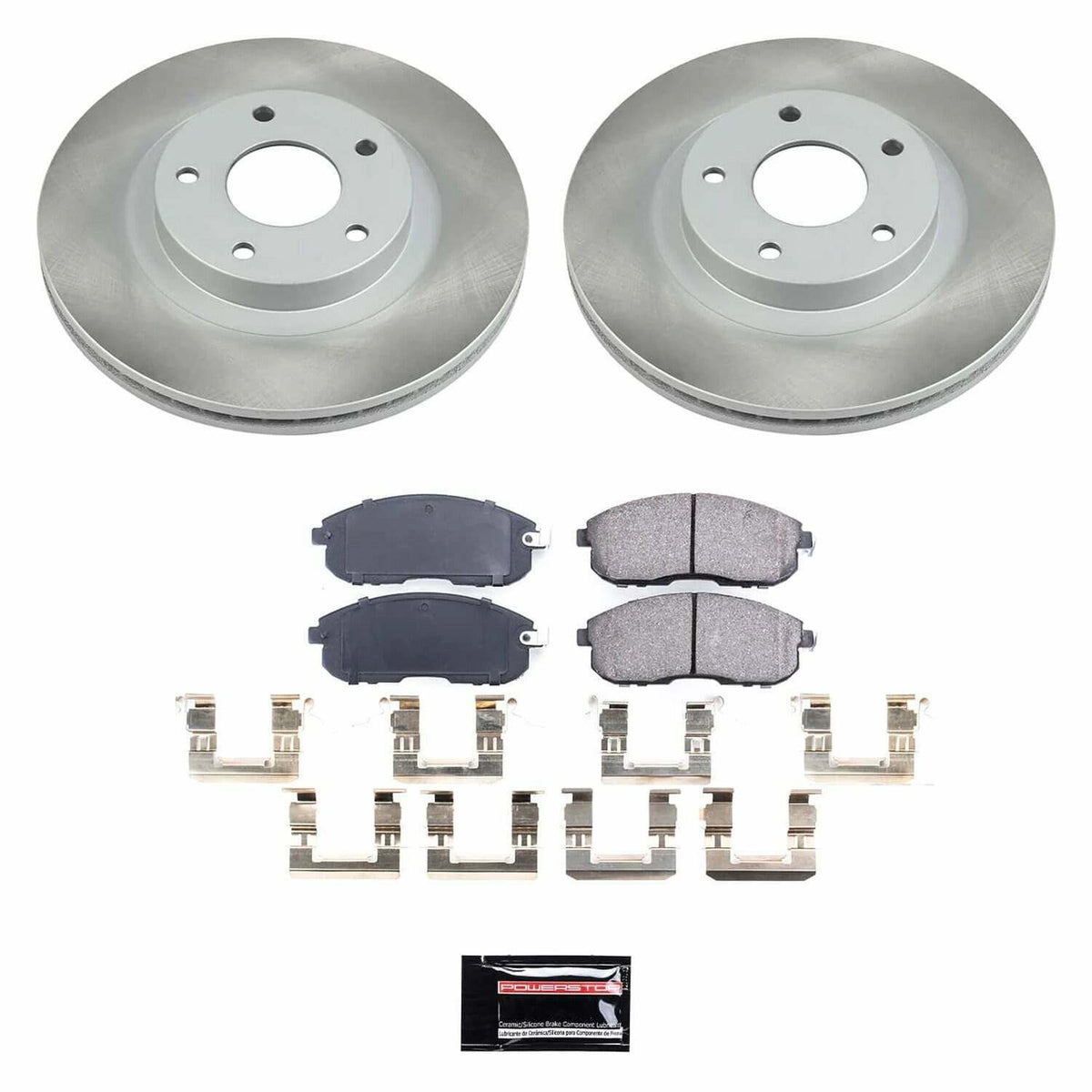 Power Stop 02-03 Nissan Maxima Front Semi-Coated Rotor Kit - SC2282