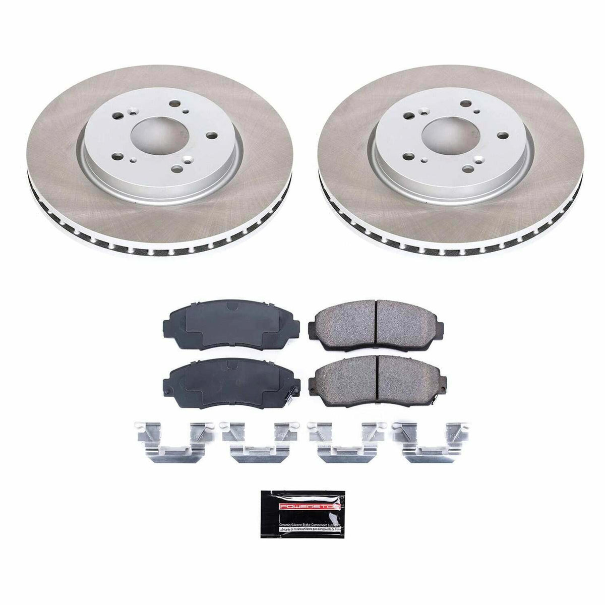 Power Stop 2012 Honda Crosstour Front Semi-Coated Rotor Kit - SC228