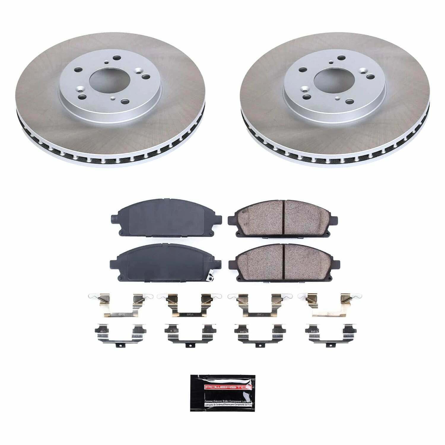 Power Stop 03-06 Acura MDX Front Semi-Coated Rotor Kit - SC2290