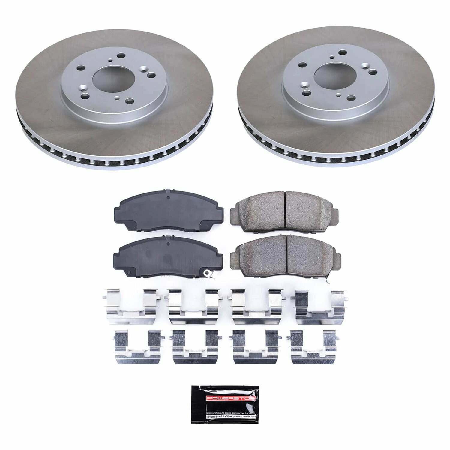 Power Stop 03-11 Honda Accord Front Semi-Coated Rotor Kit - SC2292
