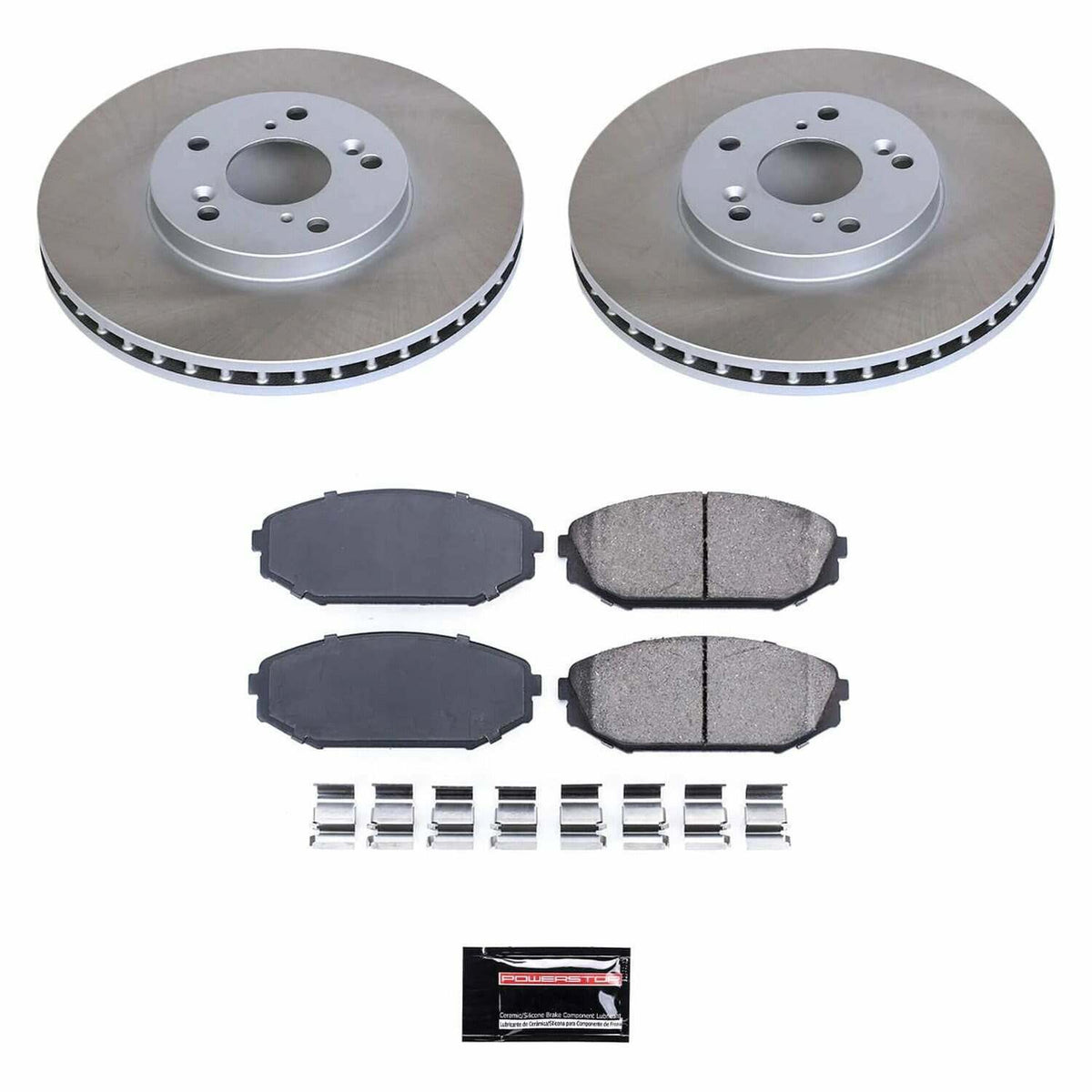 Power Stop 99-04 Honda Odyssey Front Semi-Coated Rotor Kit - SC2299