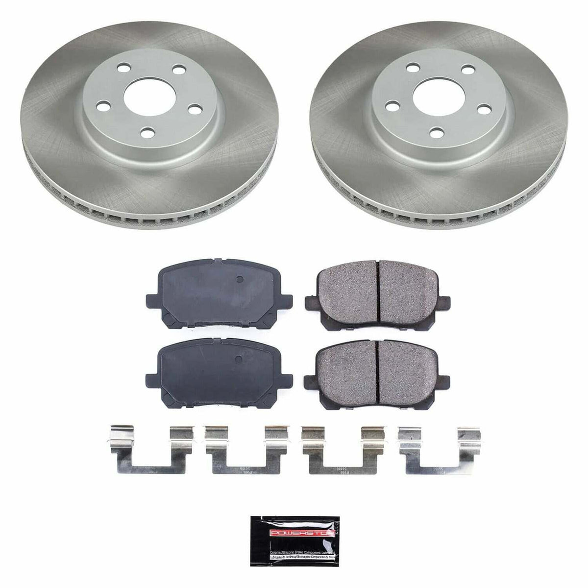 Power Stop 03-08 Toyota Matrix Front Semi-Coated Rotor Kit - SC2316