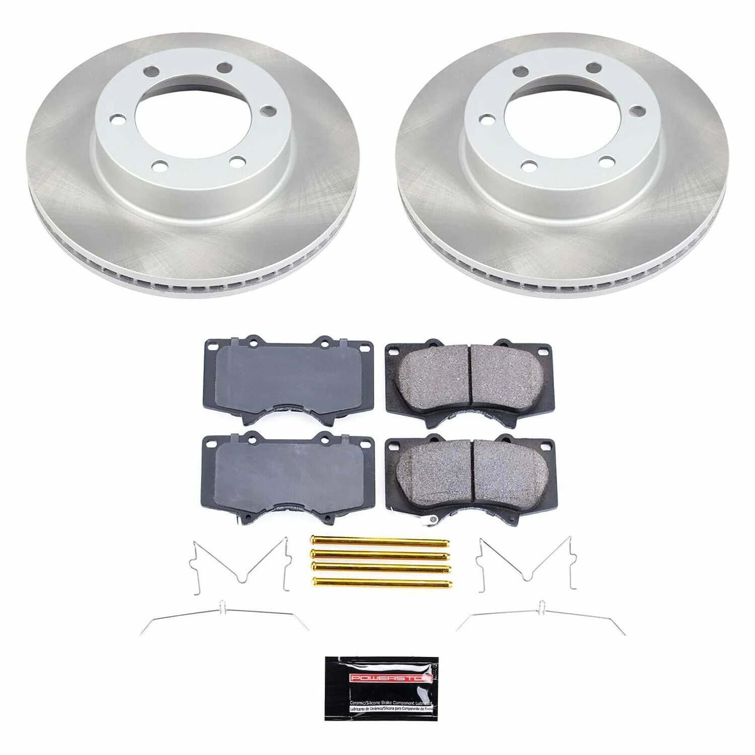 Power Stop 00-06 Toyota Tundra Front Semi-Coated Rotor Kit - SC2324