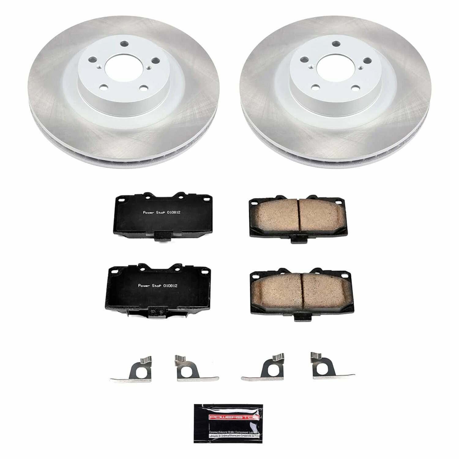 Power Stop 06-07 Subaru Impreza Front Semi-Coated Rotor Kit - SC2367