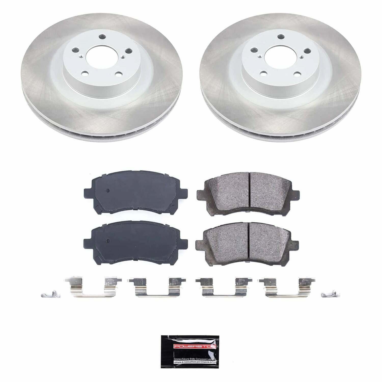 Power Stop 01-02 Subaru Outback Front Semi-Coated Rotor Kit - SC2369