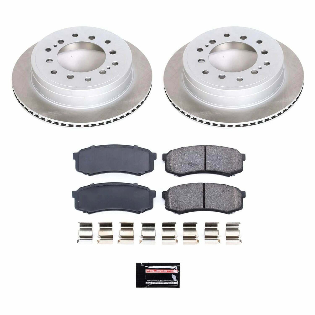Power Stop 01-07 Toyota Sequoia Rear Semi-Coated Rotor Kit - SC2405