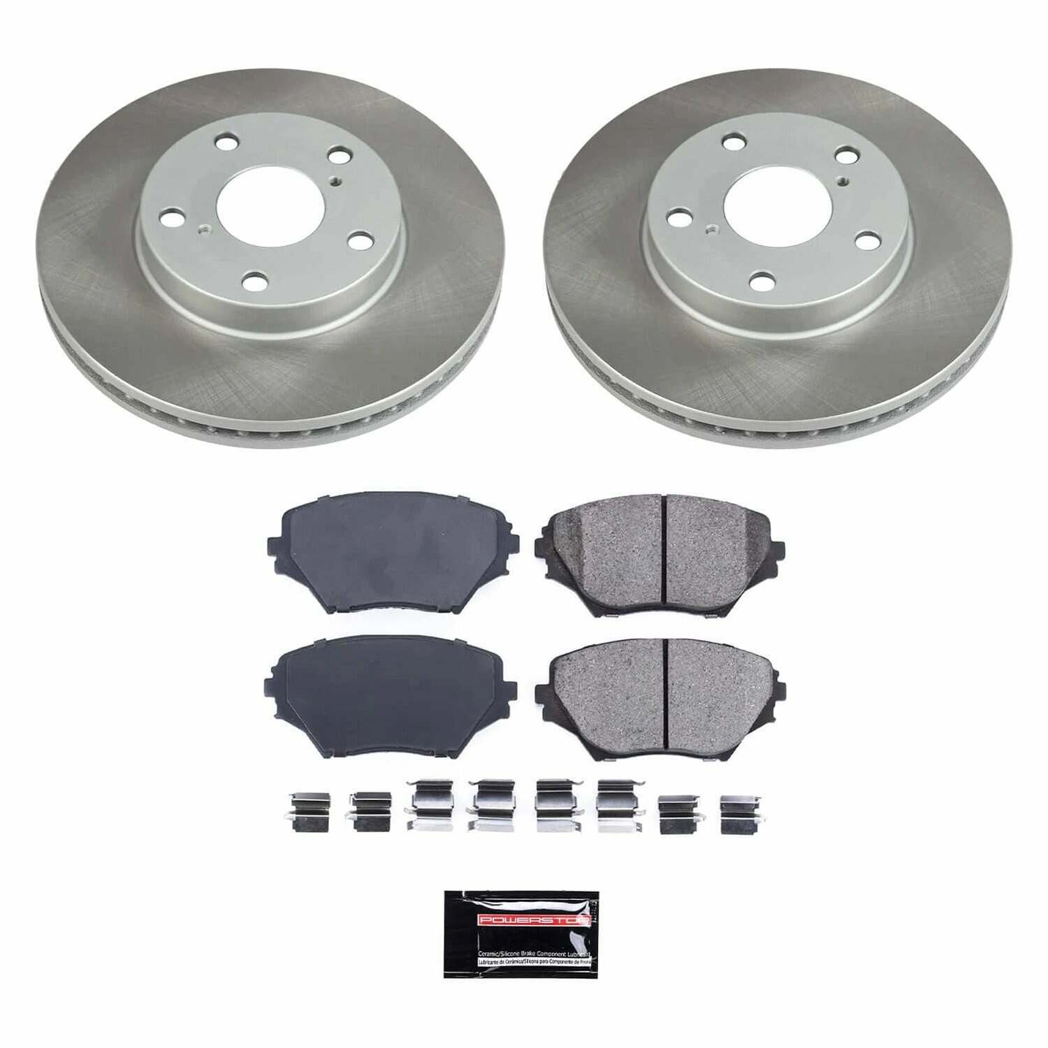Power Stop 01-05 Toyota RAV4 Front Semi-Coated Rotor Kit - SC2419