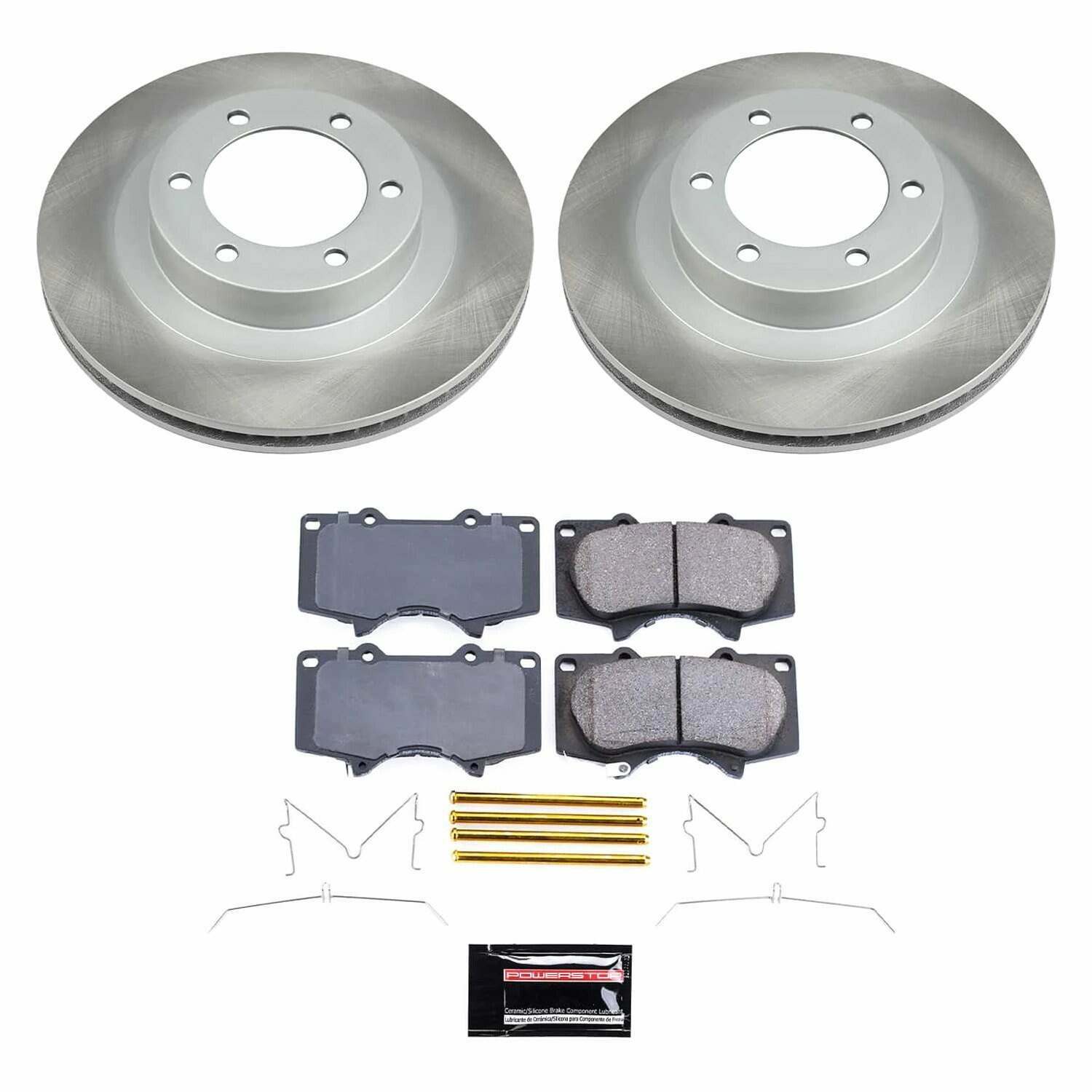 Power Stop 03-09 Toyota 4Runner Front Semi-Coated Rotor Kit - SC2421