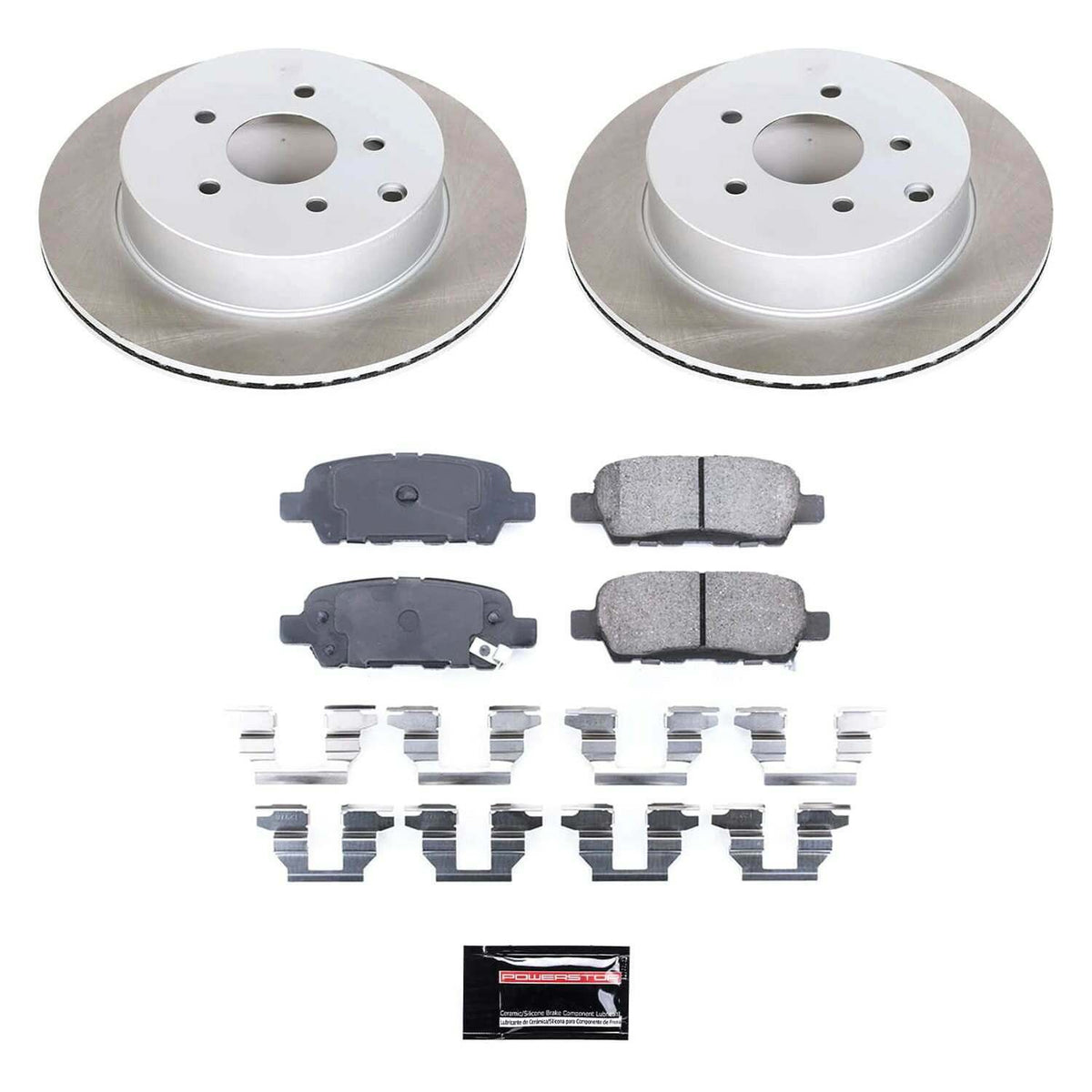 Power Stop 11-17 Nissan Quest Rear Semi-Coated Rotor Kit - SC2427