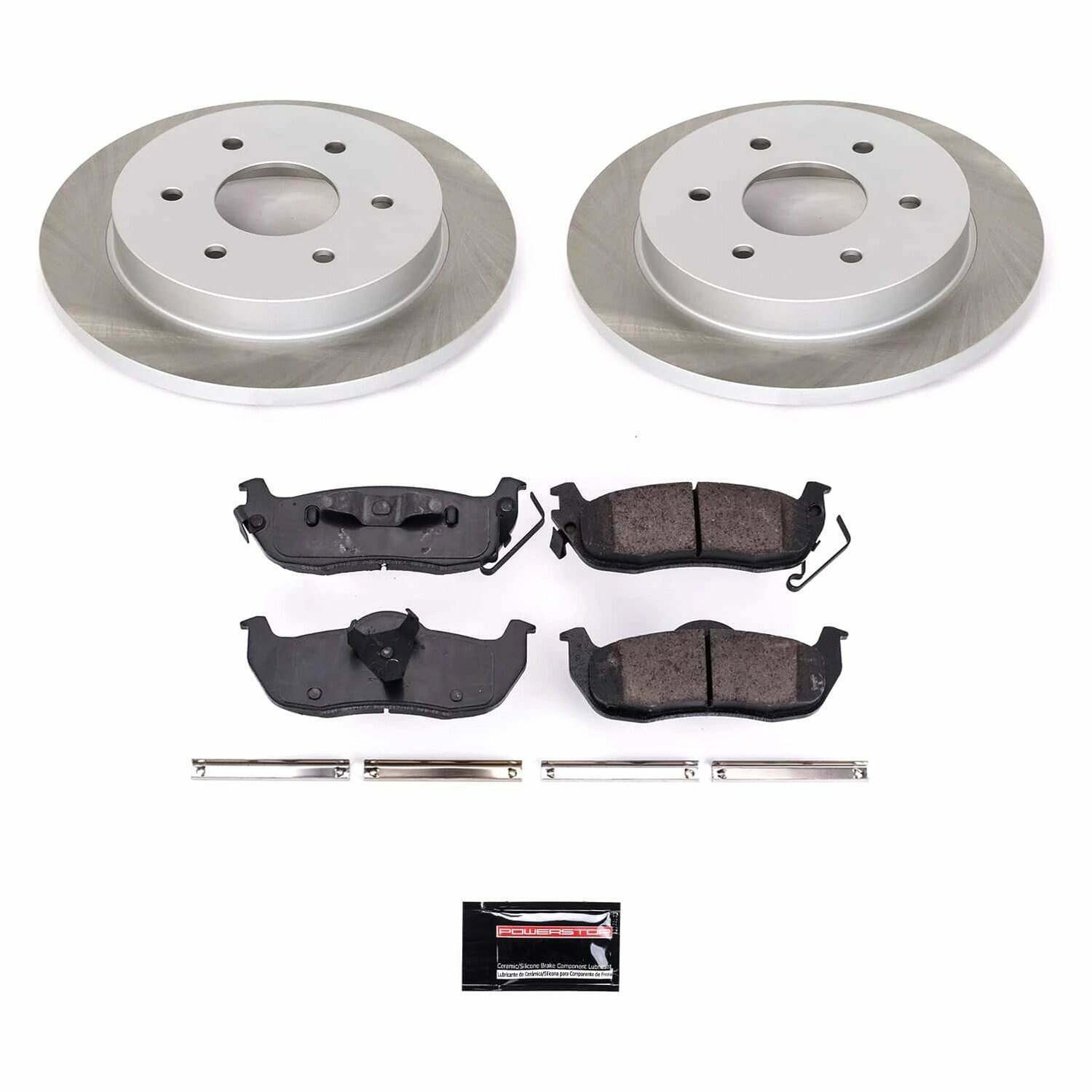 Power Stop 04-15 Nissan TITAN Rear Semi-Coated Rotor Kit - SC2445