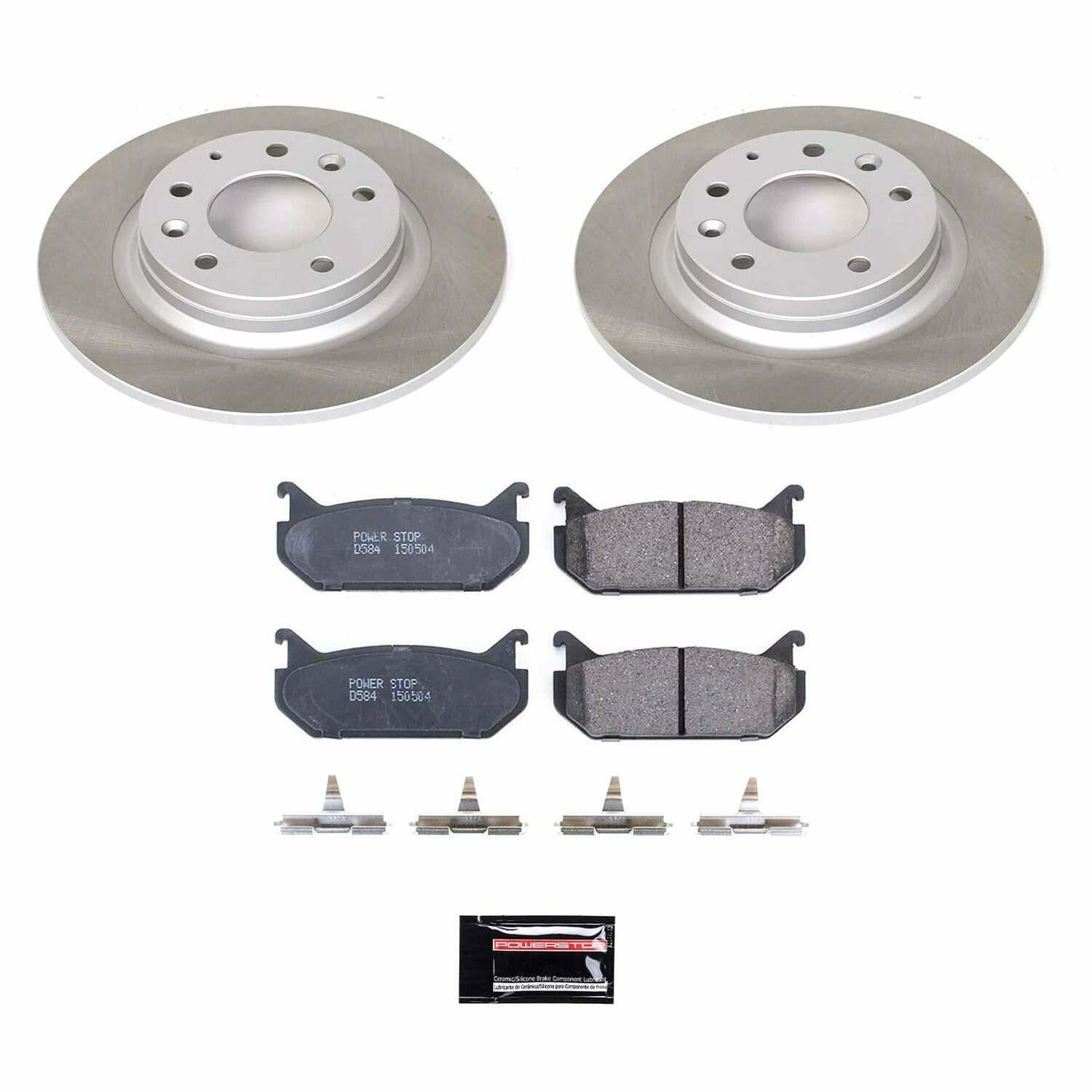 Power Stop 98-02 Mazda 626 Rear Semi-Coated Rotor Kit - SC2453