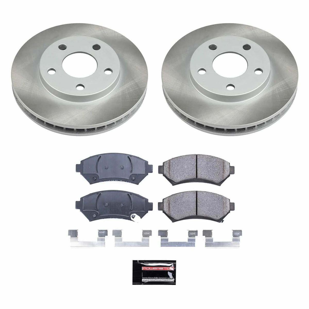 Power Stop 97-98 Pontiac Trans Sport Front Semi-Coated Rotor Kit - SC2553