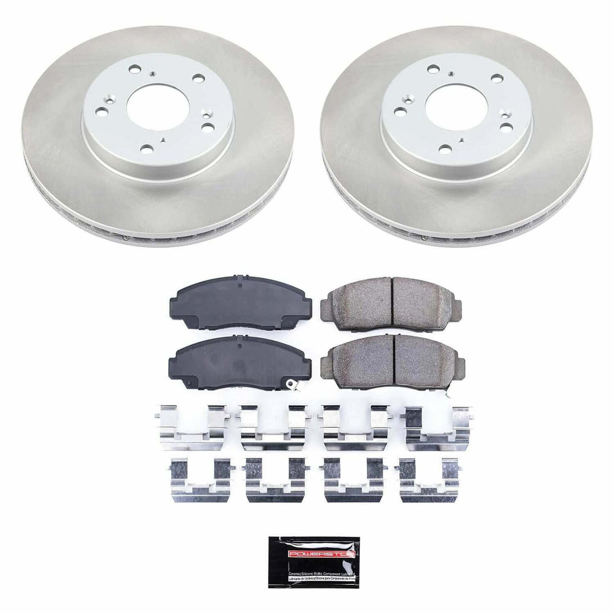Power Stop 03-07 Honda Accord Front Semi-Coated Rotor Kit - SC2558