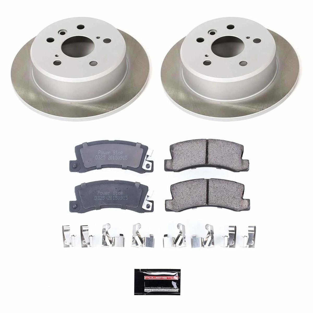 Power Stop 1999 Toyota Solara Rear Semi-Coated Rotor Kit - SC2565