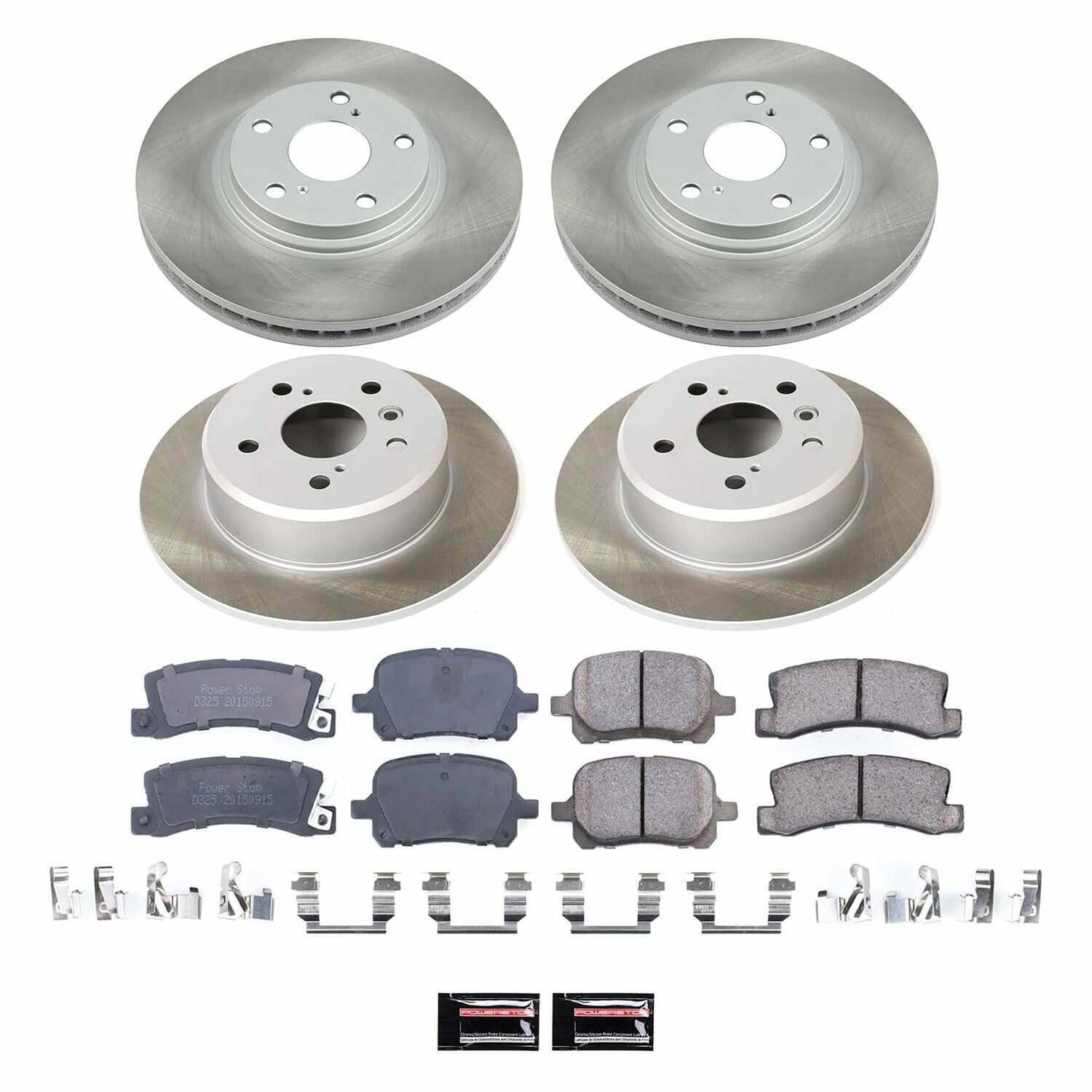 Power Stop 99-01 Lexus RX300 Front and Rear Semi-Coated Rotor Kit - SC2774