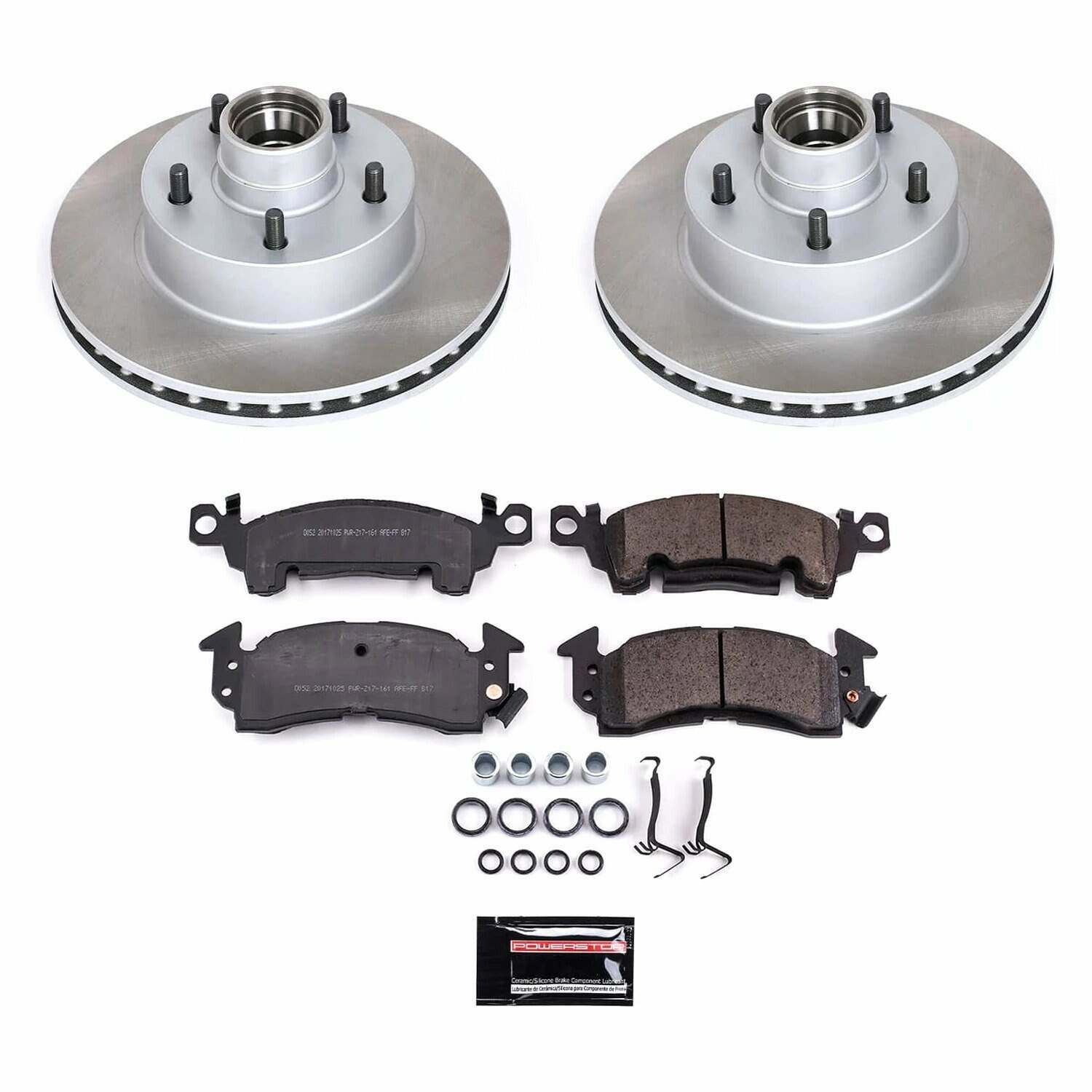 Power Stop 1979 Pontiac Phoenix Front Semi-Coated Rotor Kit - SC2908