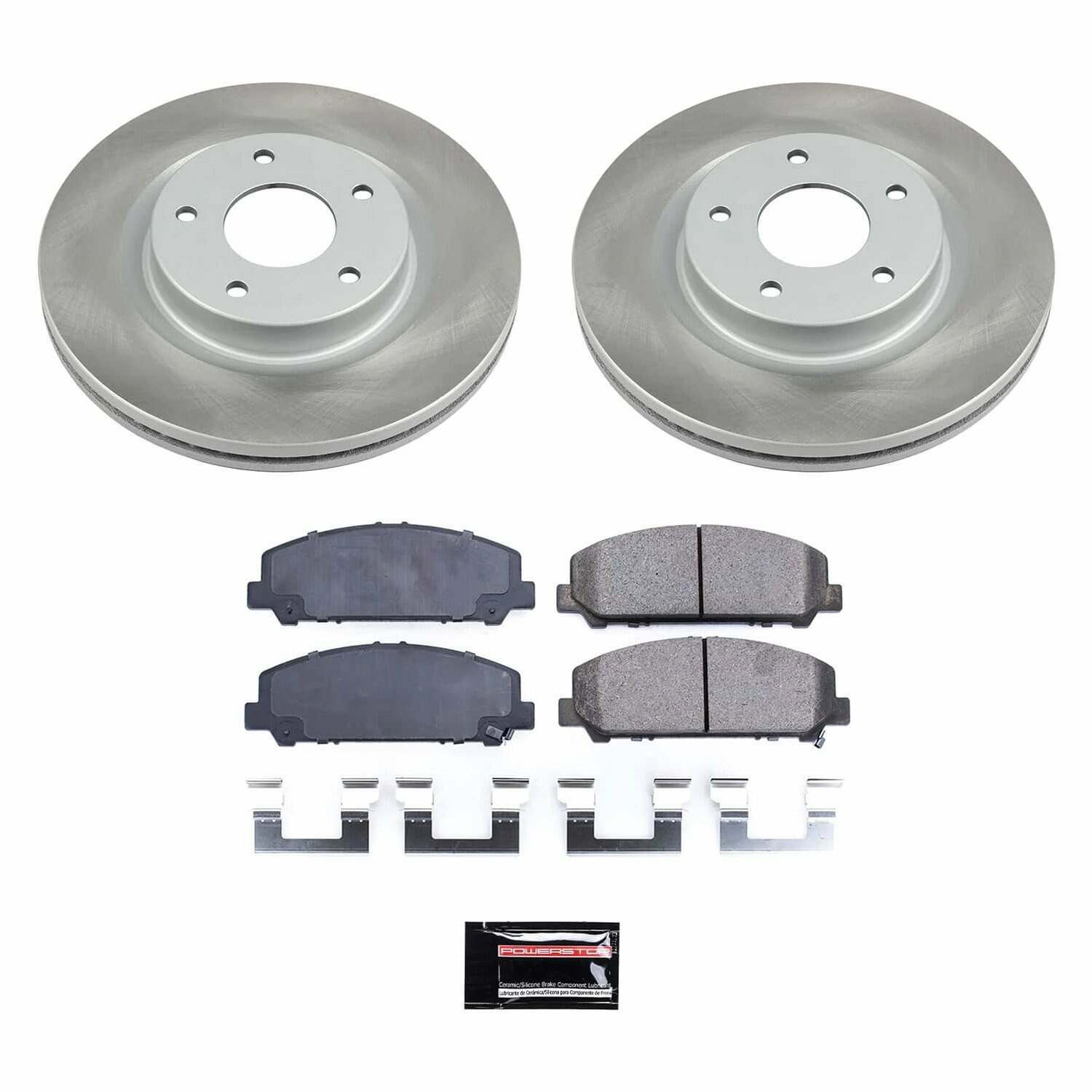 Power Stop 08-10 Nissan TITAN Front Semi-Coated Rotor Kit - SC2961