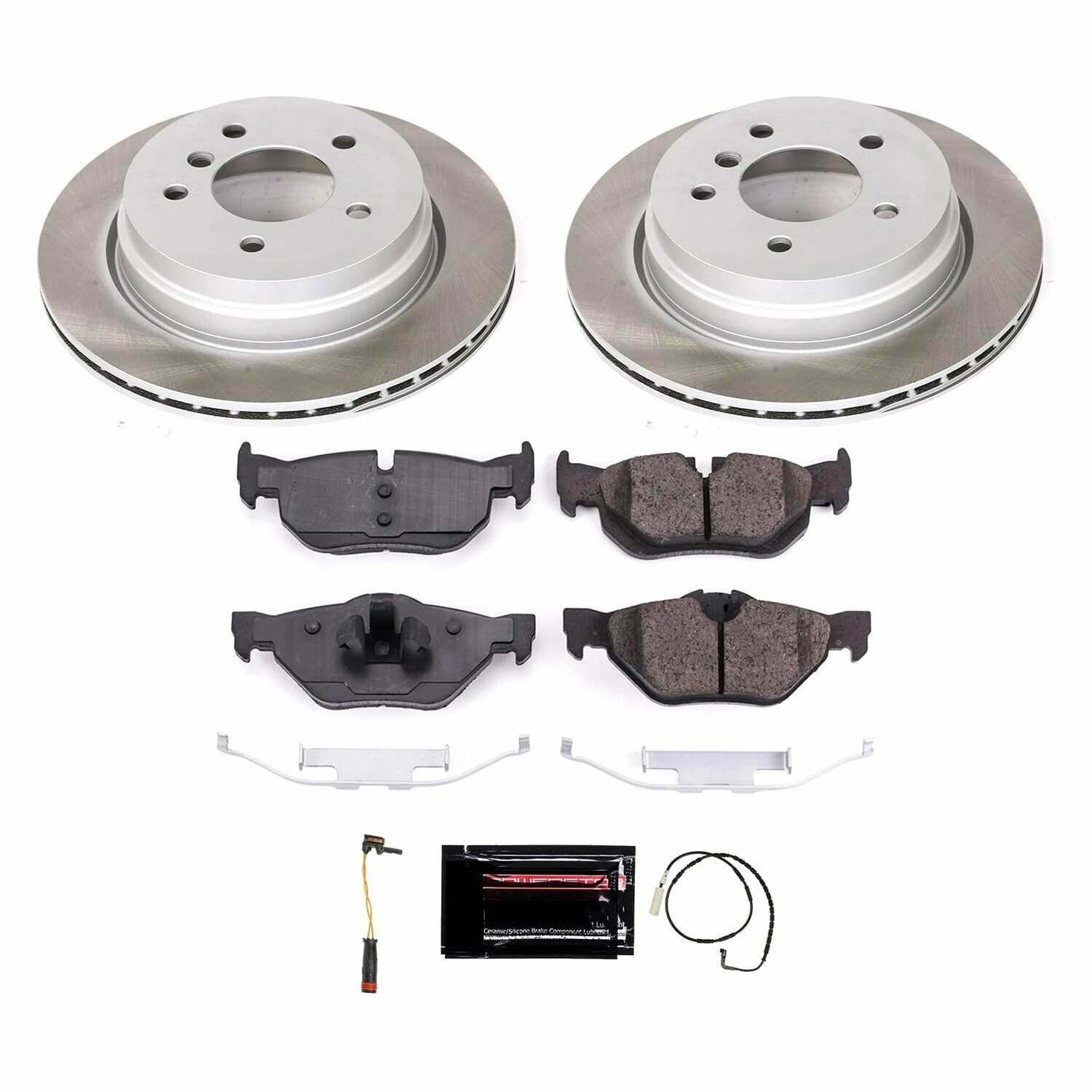 Power Stop 07-08 BMW 328xi Rear Semi-Coated Rotor Kit - SC3002