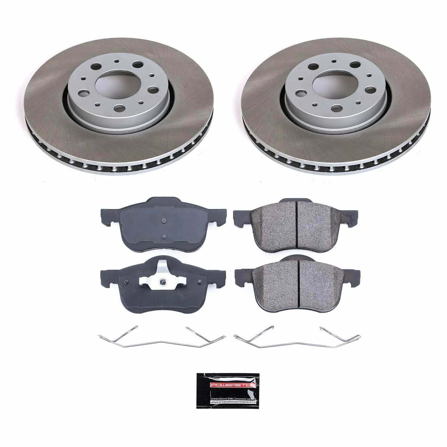 Power Stop 03-07 Volvo XC70 Front Semi-Coated Rotor Kit - SC3004