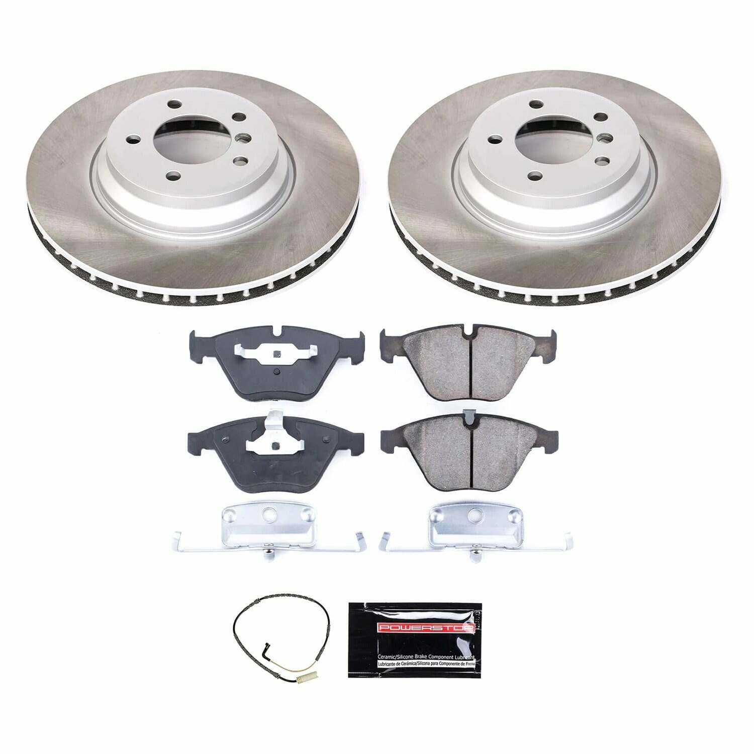 Power Stop 07-08 BMW 335xi Front Semi-Coated Rotor Kit - SC3015