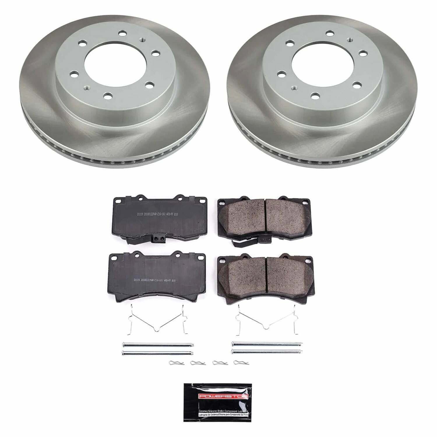 Power Stop 09-10 Hummer H3T Front Semi-Coated Rotor Kit - SC3035