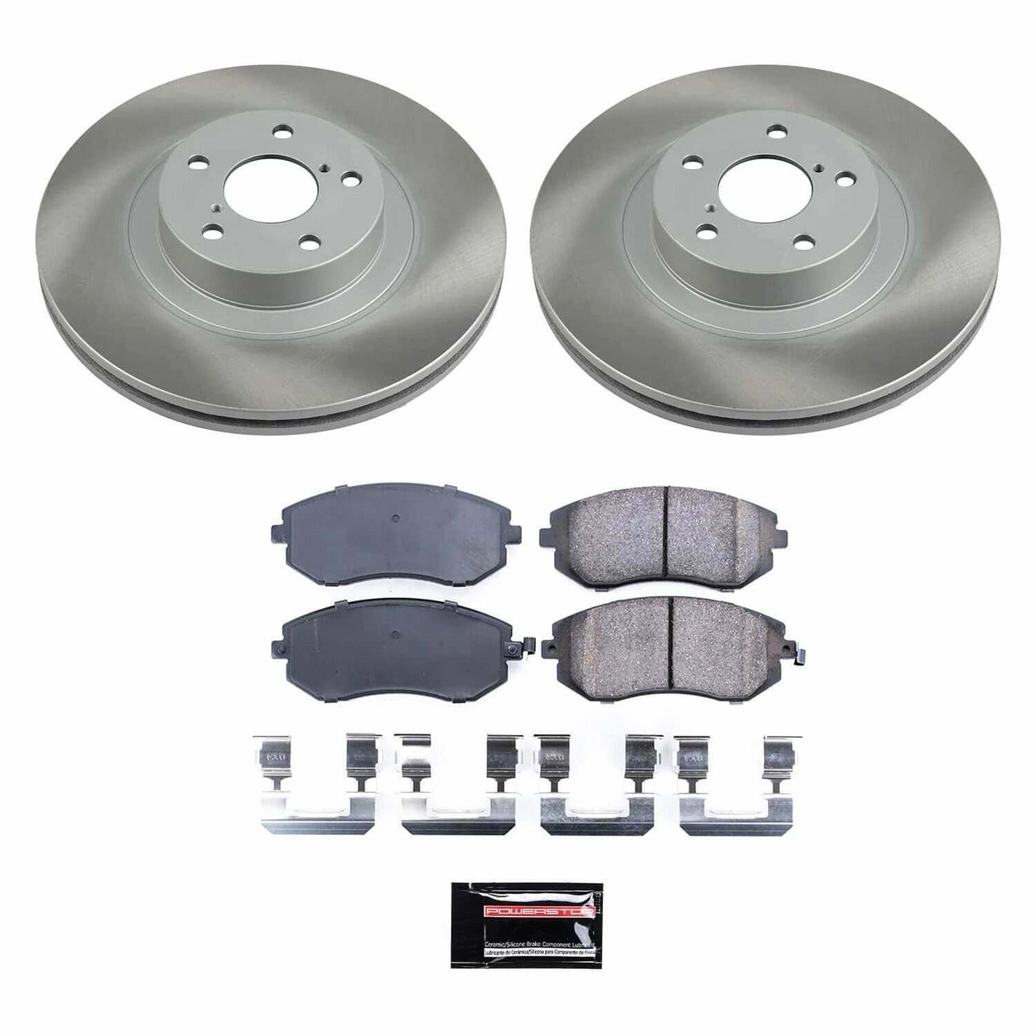 Power Stop 05-12 Subaru Outback Front Semi-Coated Rotor Kit - SC3038