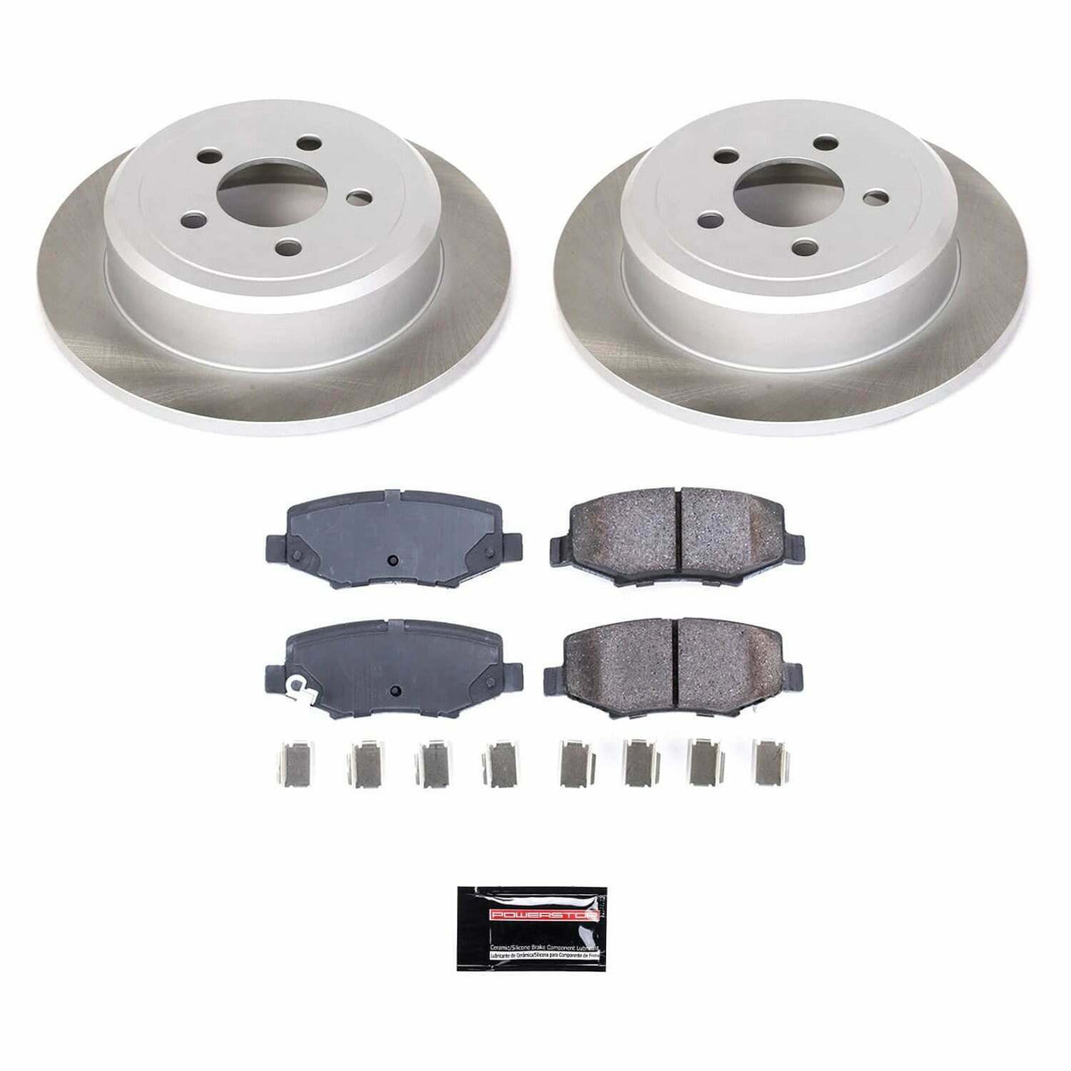 Power Stop 08-12 Jeep Liberty Rear Semi-Coated Rotor Kit - SC3046