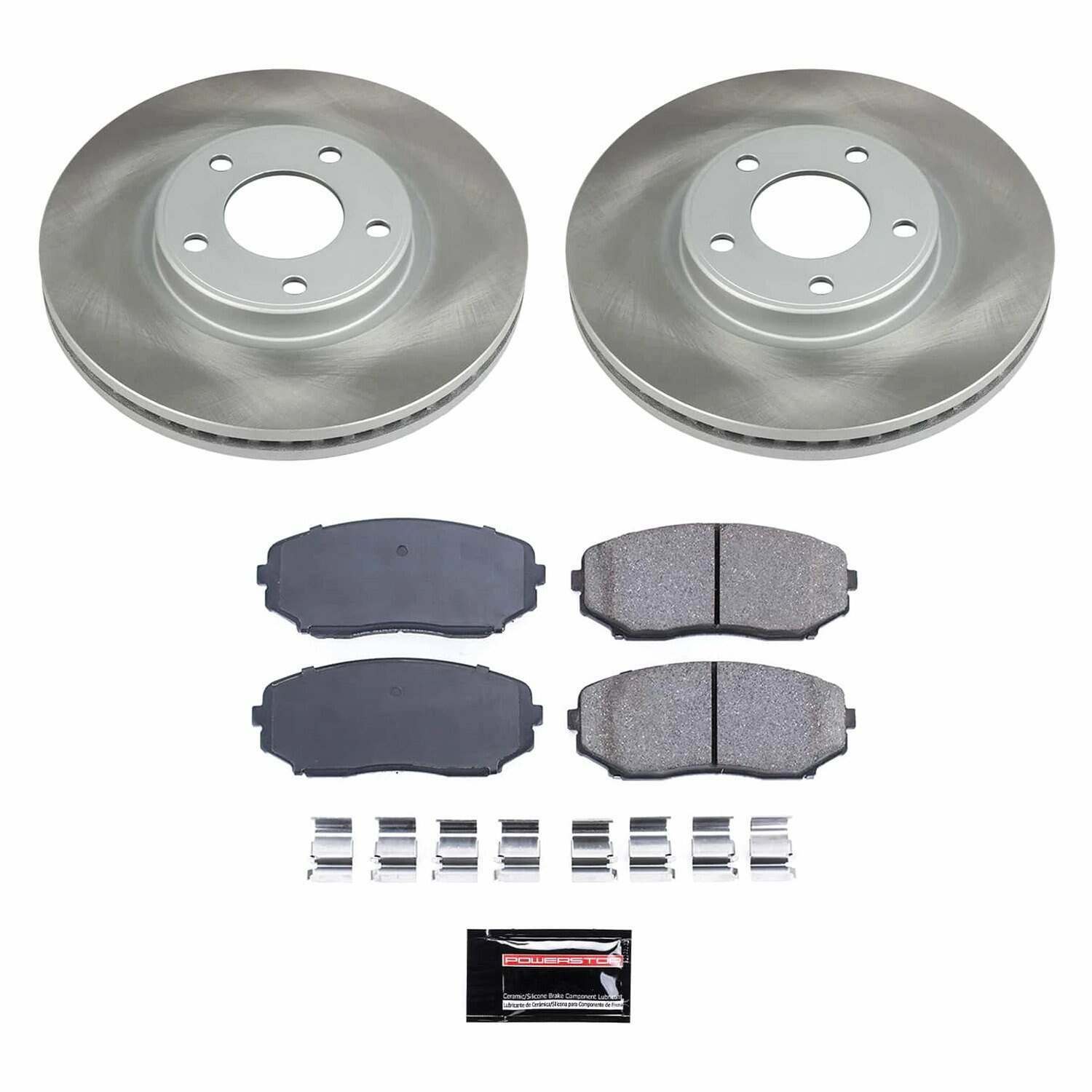 Power Stop 07-08 Lincoln MKX Front Semi-Coated Rotor Kit - SC3071