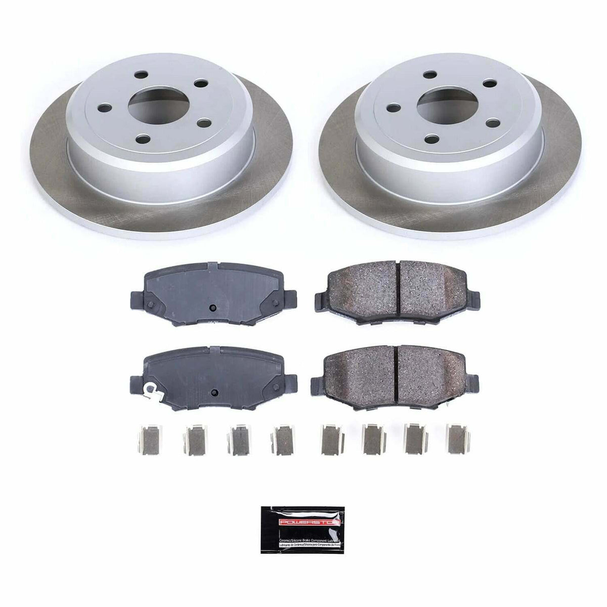 Power Stop 2018 Jeep Wrangler JK Rear Semi-Coated Rotor Kit - SC3090