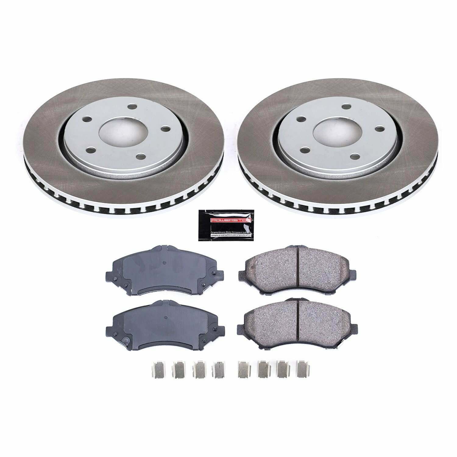 Power Stop 09-14 Volkswagen Routan Front Semi-Coated Rotor Kit - SC3118