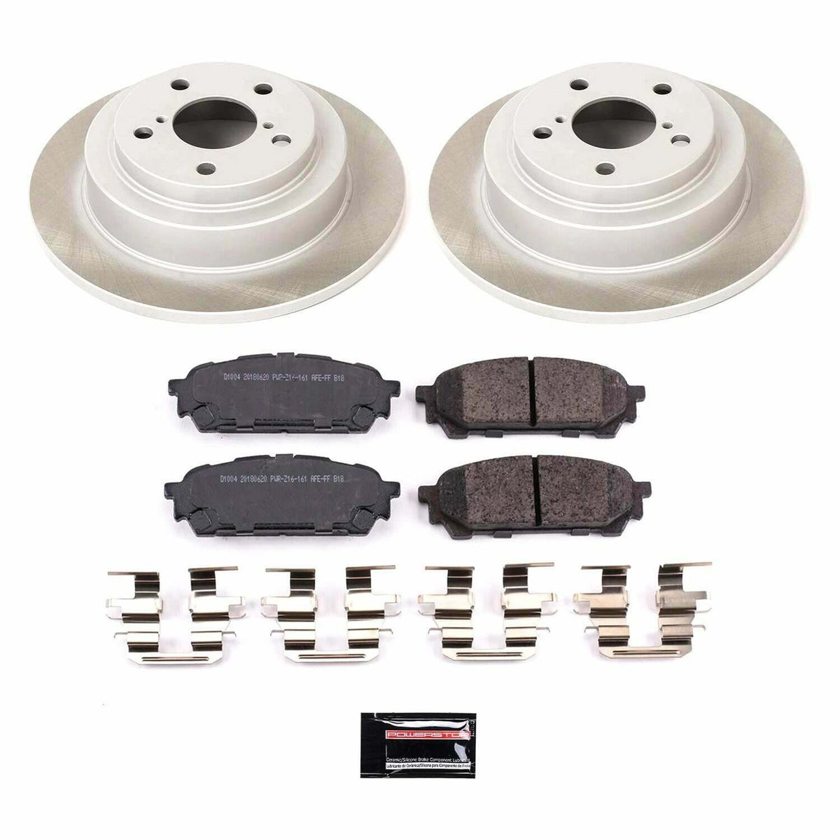 Power Stop 03-07 Subaru Impreza Rear Semi-Coated Rotor Kit - SC447