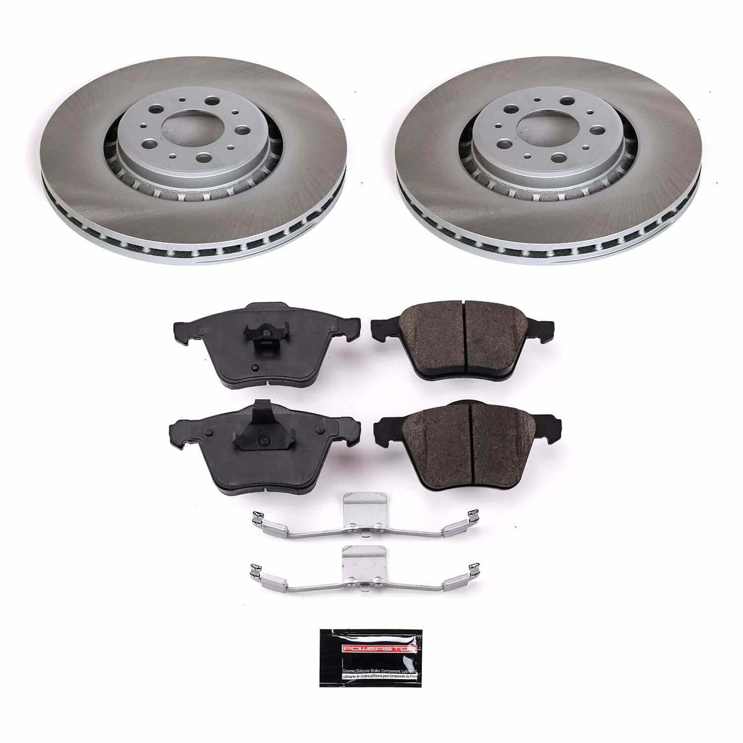 Power Stop 03-14 Volvo XC90 Front Semi-Coated Rotor Kit - SC4552