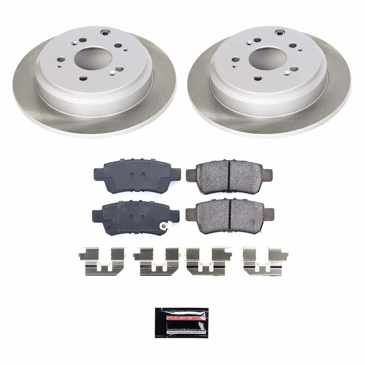 Power Stop 05-10 Honda Odyssey Rear Semi-Coated Rotor Kit - SC4604
