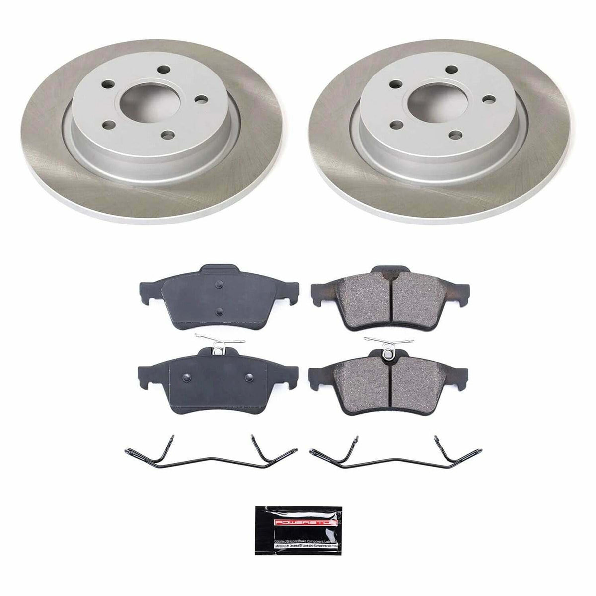 Power Stop 06-11 Volvo V50 Rear Semi-Coated Rotor Kit - SC4613