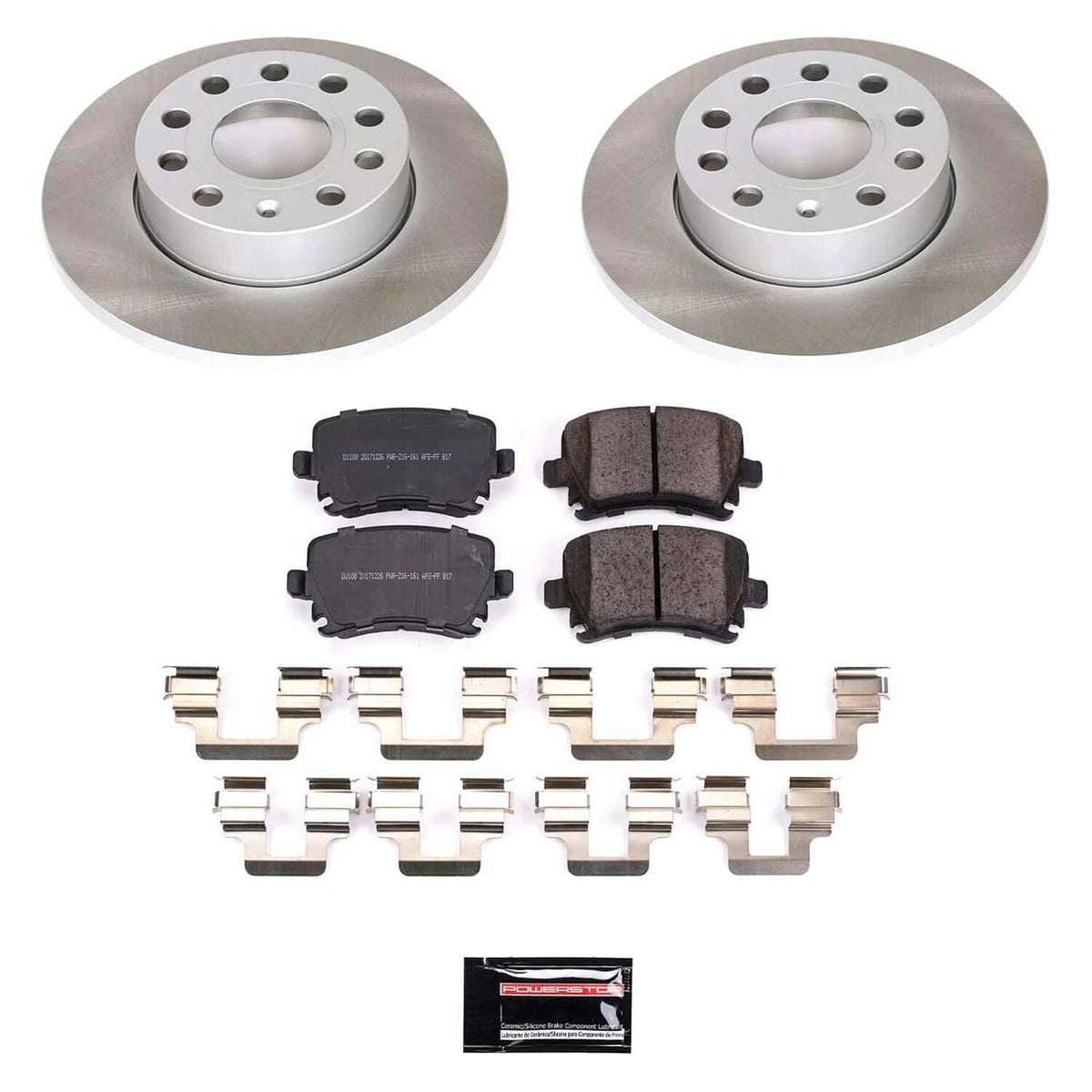 Power Stop 06-09 Volkswagen Rabbit Rear Semi-Coated Rotor Kit - SC4627