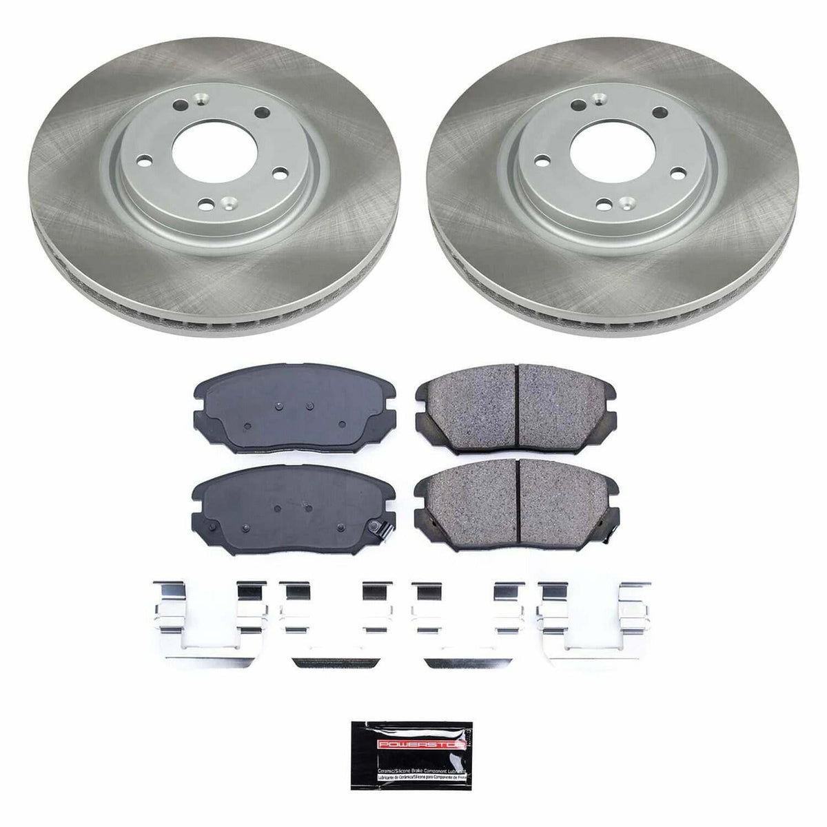 Power Stop 07-09 Kia Amanti Front Semi-Coated Rotor Kit - SC4646