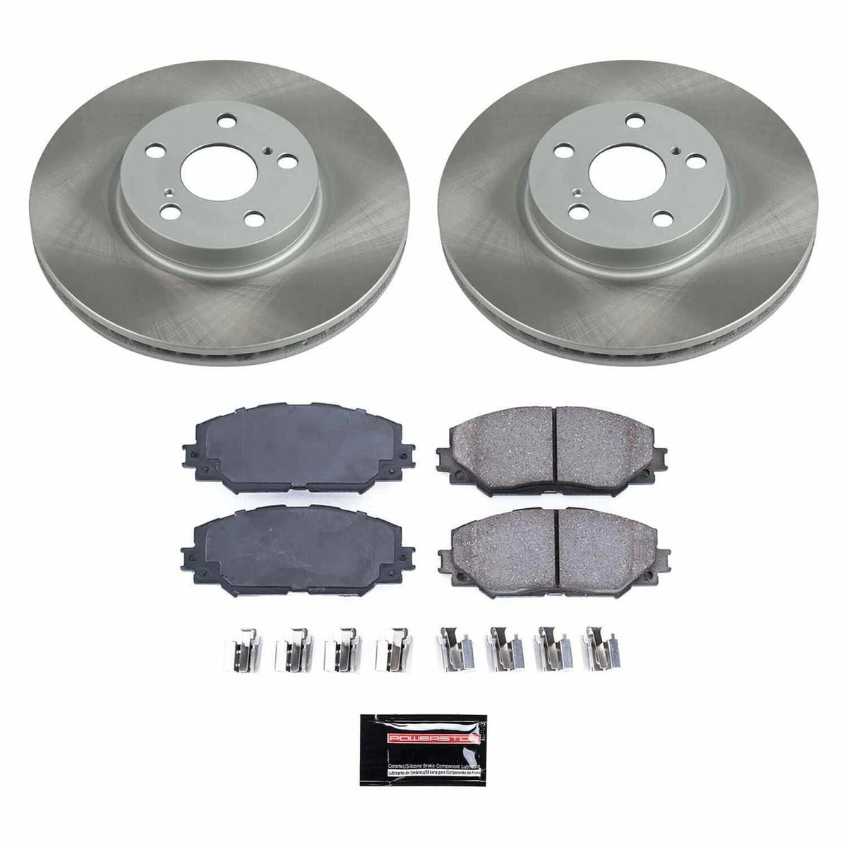 Power Stop 09-13 Toyota Matrix Front Semi-Coated Rotor Kit - SC4669