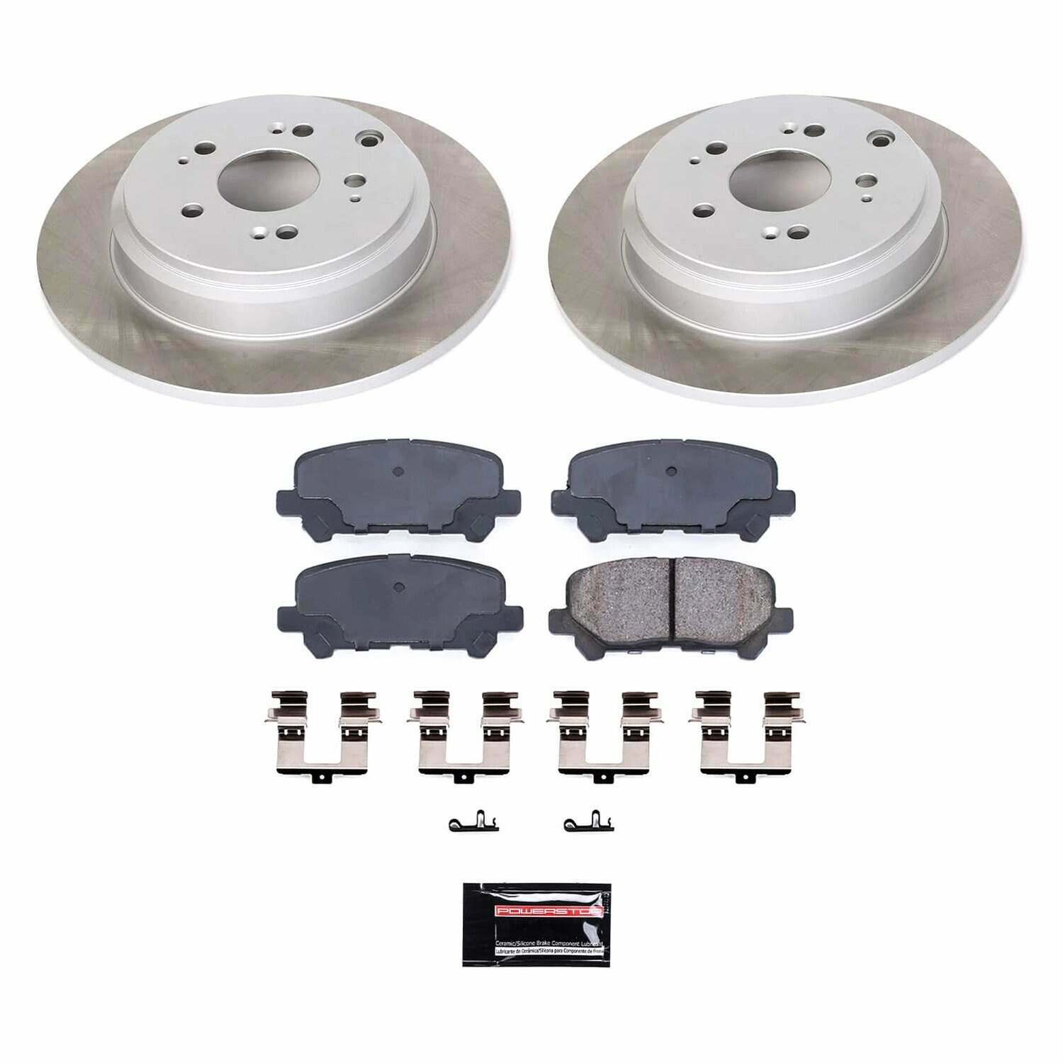 Power Stop 09-11 Honda Pilot Rear Semi-Coated Rotor Kit - SC4685