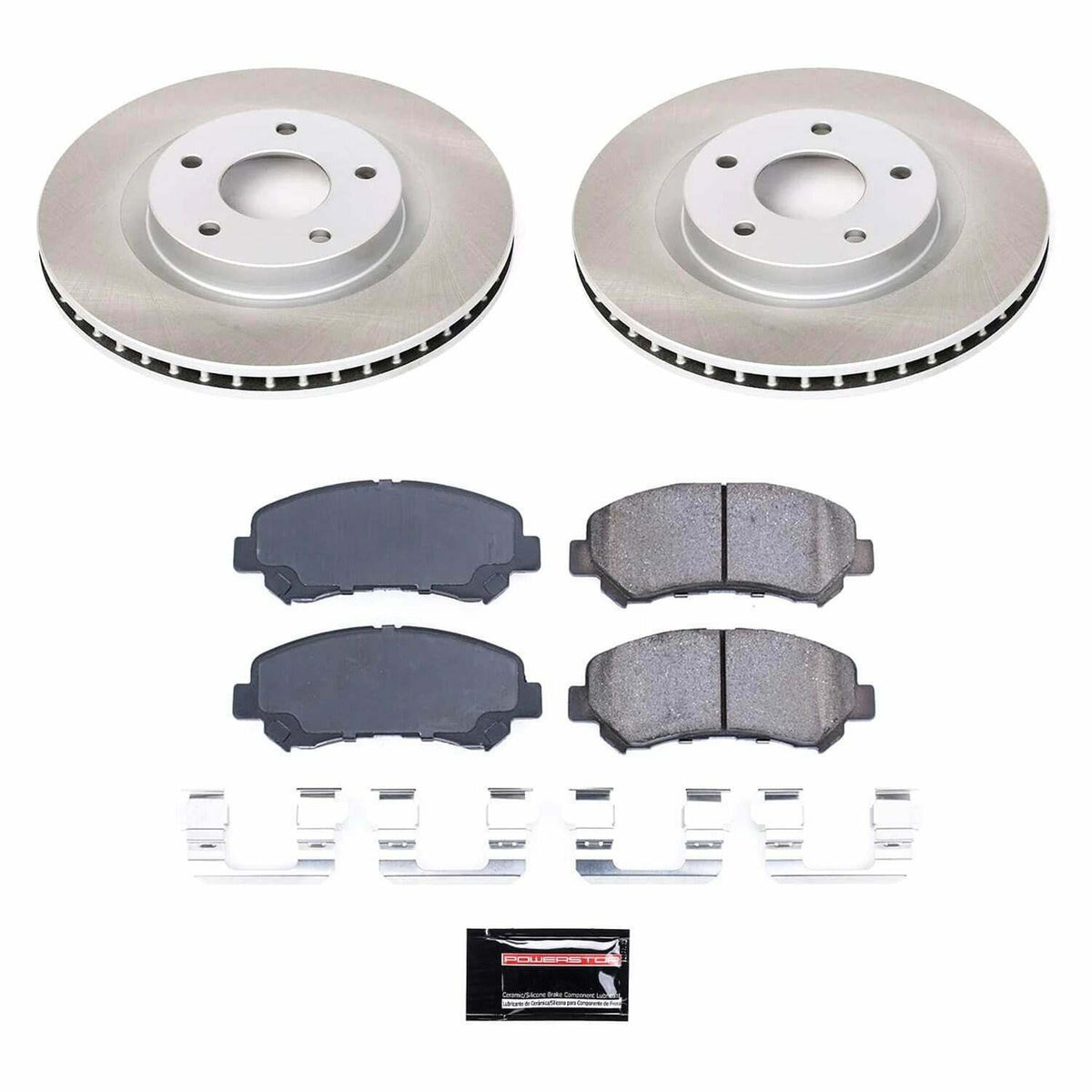 Power Stop 14-15 Nissan Rogue Select Front Semi-Coated Rotor Kit - SC4724
