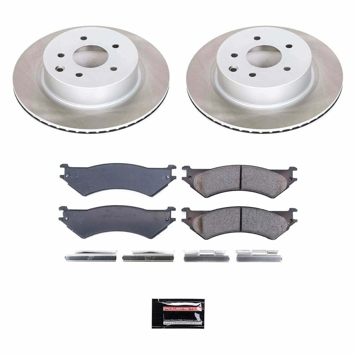 Power Stop 99-07 Ford E-350 Super Duty Rear Semi-Coated Rotor Kit - SC5203