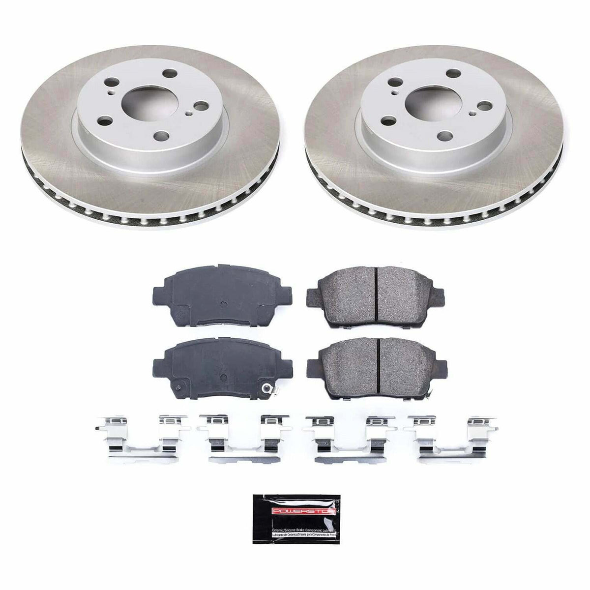 Power Stop 04-09 Toyota Prius Front Semi-Coated Rotor Kit - SC5219