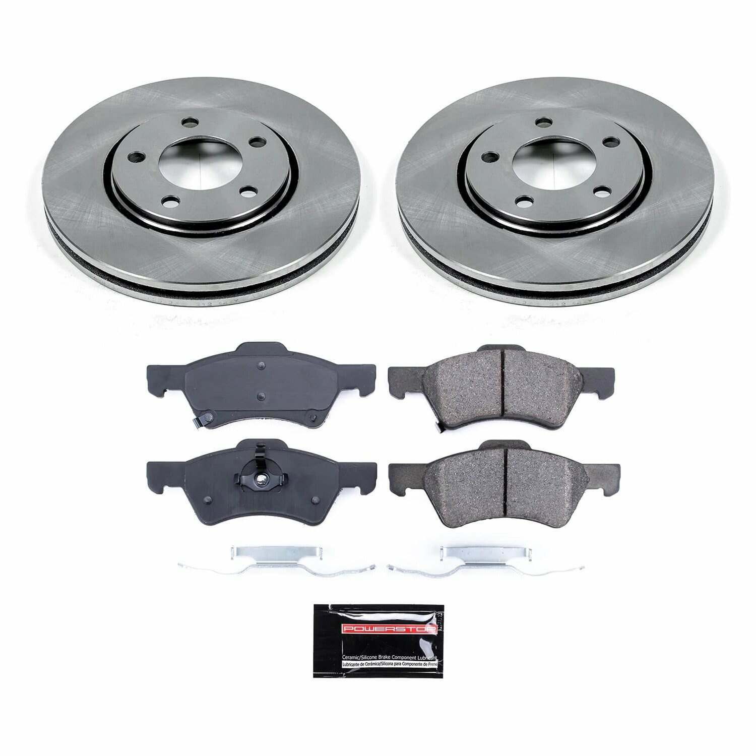 Power Stop 03-04 Dodge Caravan Front Semi-Coated Rotor Kit - SC5246