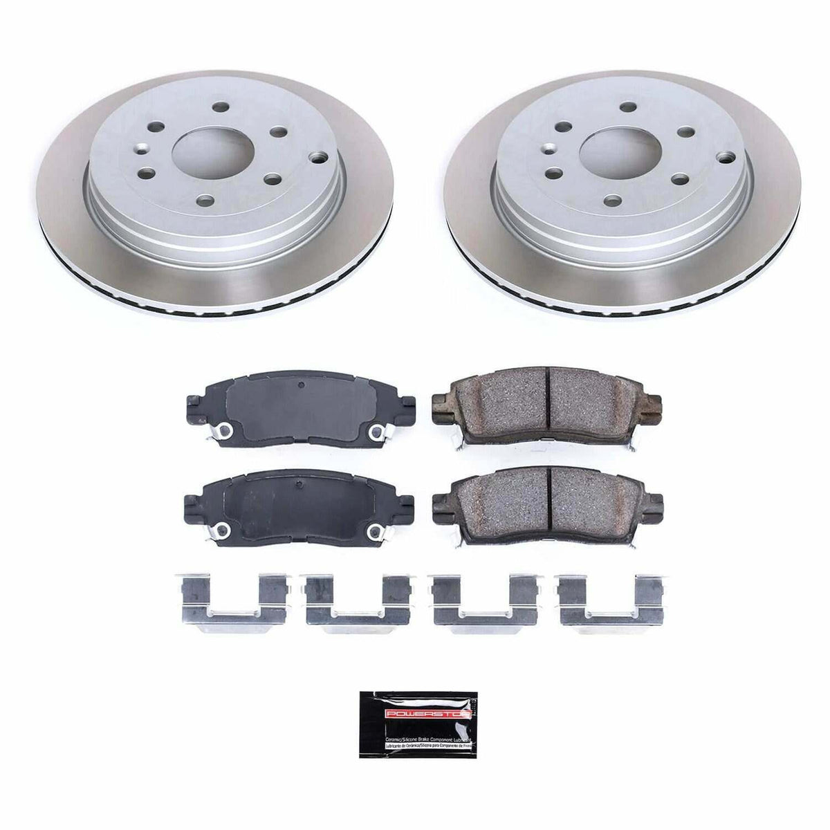 Power Stop 07-10 Saturn Outlook Rear Semi-Coated Rotor Kit - SC5262