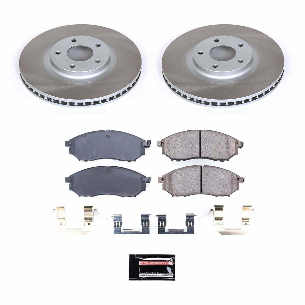 Power Stop 11-14 Nissan Murano Front Semi-Coated Rotor Kit - SC5263