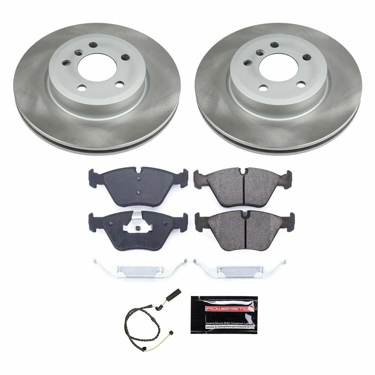Power Stop 04-10 BMW X3 Front Semi-Coated Rotor Kit - SC5298