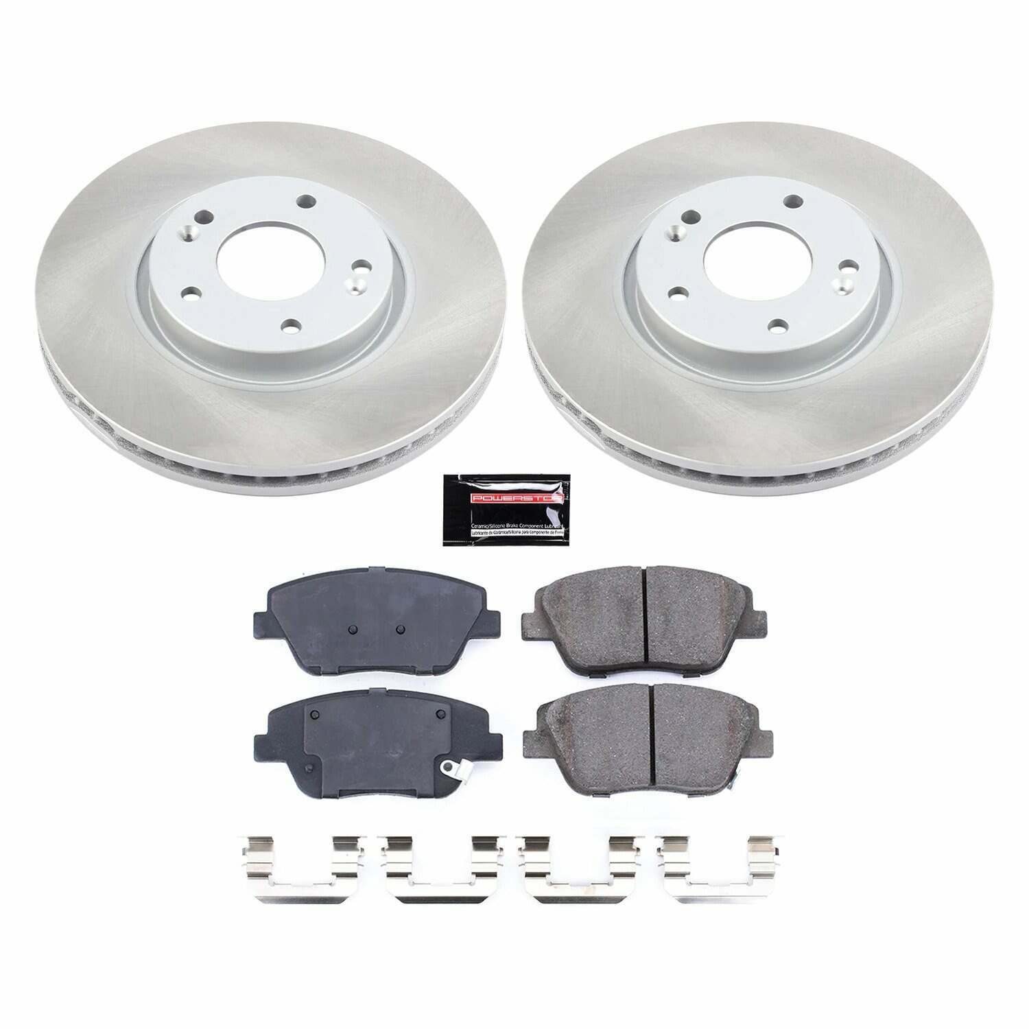 Power Stop 11-16 Kia Optima Front Semi-Coated Rotor Kit - SC5377