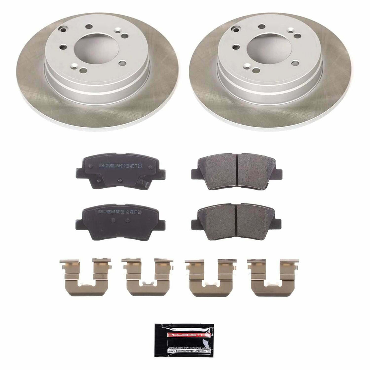 Power Stop 11-16 Kia Optima Rear Semi-Coated Rotor Kit - SC5381