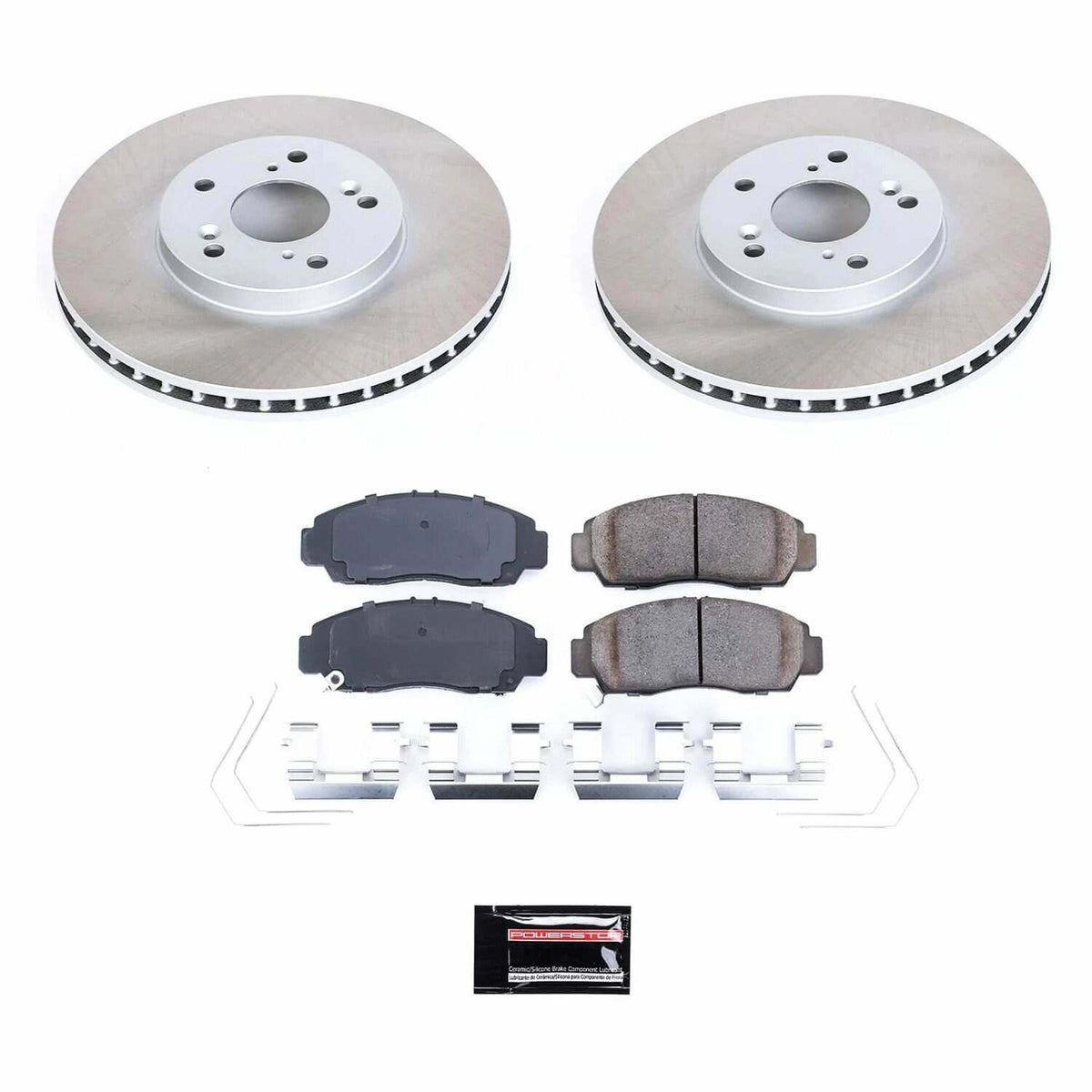 Power Stop 11-12 Honda Accord Front Semi-Coated Rotor Kit - SC5392