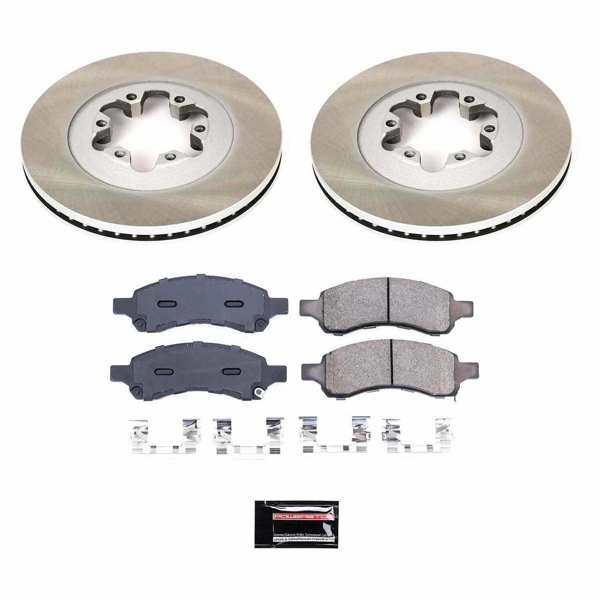 Power Stop 09-12 GMC Canyon Front Semi-Coated Rotor Kit - SC5405