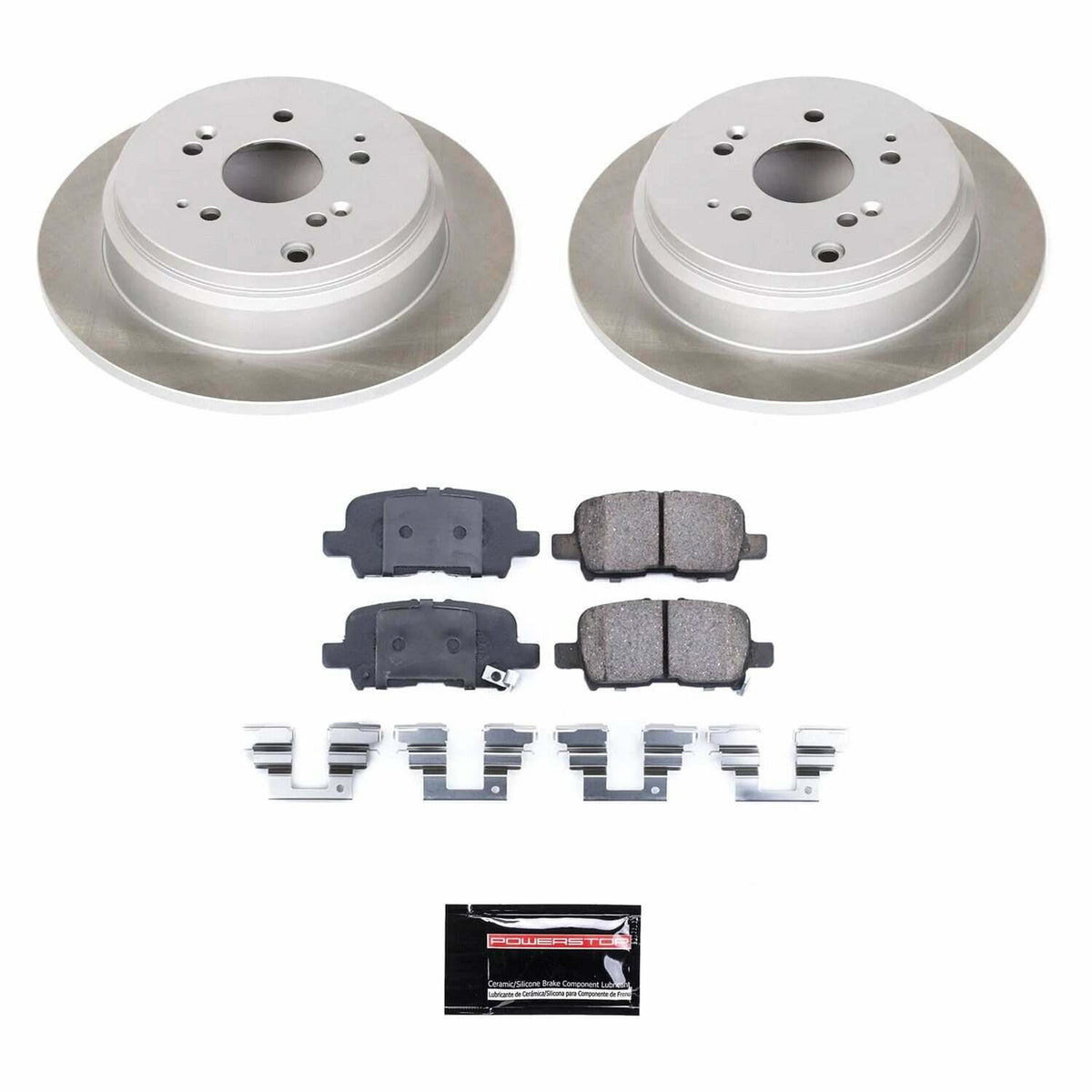 Power Stop 02-04 Honda Odyssey Rear Semi-Coated Rotor Kit - SC5502